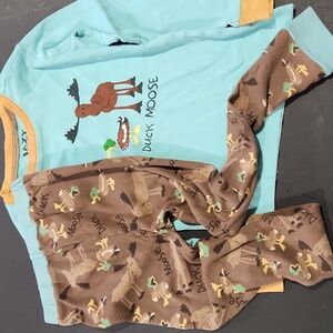 Lazy One Moose PJ Set 6